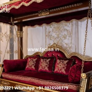 Premium Wood Carving Swing Design for Heritage Homes No-2156