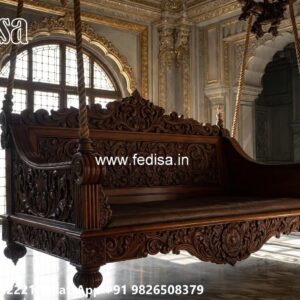 Antique Wood Carving Swing Design with Heritage Look No-2176