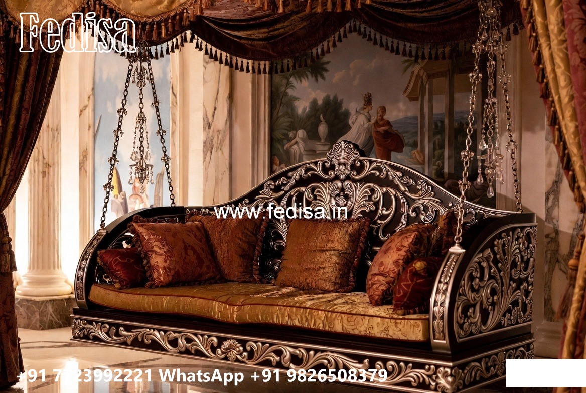 Decorative Wood Carving Swing Design for Hall Spaces No-2178