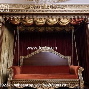 Royal Wood Carving Swing Design for Luxury Interior Styling No-2180