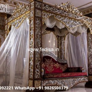 Wood Carving Swing Design with Artistic Floral Motifs No-2186