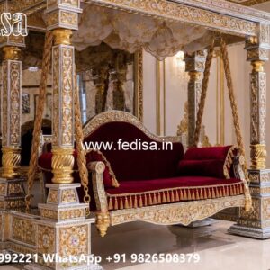 Traditional Wood Carving Swing Design for Heritage Decor No-2187