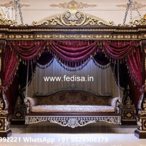 Decorative Wood Carving Swing Design with Artistic Finish No-2205