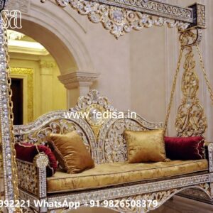 Wood Carving Swing Design with Traditional Wooden Beauty No-2215