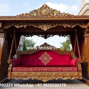 Luxury Wood Carving Swing Design with Palace Inspired Look No-2217