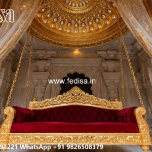 Wood Carving Swing Design Ideas for Royal Home Interiors No-2222
