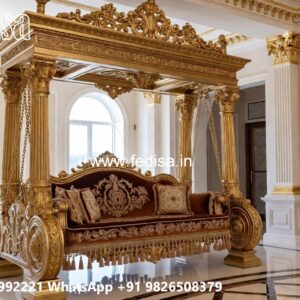 Luxury Wood Carving Swing Design for Stylish Living Spaces No-2224