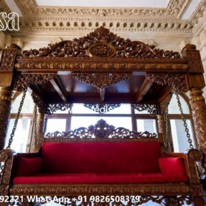 Luxury Wooden Swing Design Ideas for Elegant Home Interiors No-2251