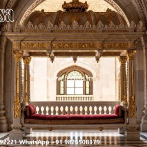 Traditional Wooden Swing Design for Indian Homes No-2253