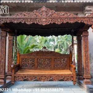 Classic Wooden Swing Design for Luxury Villa Interiors No-2256