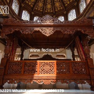 Antique Wooden Swing Design for Traditional Interior Look No-2259