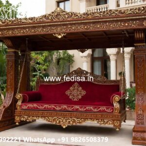Custom Wooden Swing Design for Premium Home Interiors