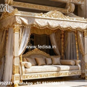 Wooden Swing Design with Traditional Indian Craftsmanship