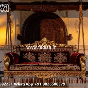Decorative Wooden Swing Design for Home Entrance Area