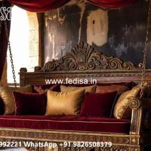 Luxury Wooden Jhula Design for Hall Interior Styling