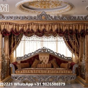 Wooden Swing Design for Luxury Balcony Decor Inspiration