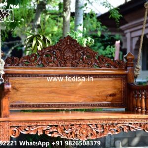 Traditional Wooden Jhula Design for Cultural Home Style No-2303
