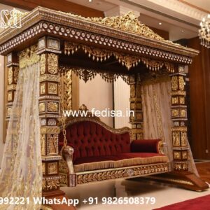 Wooden Swing Design with Royal Heritage Finishing No-2304