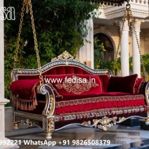 Stylish Wooden Swing Design for Elegant Home Ambience No-2307