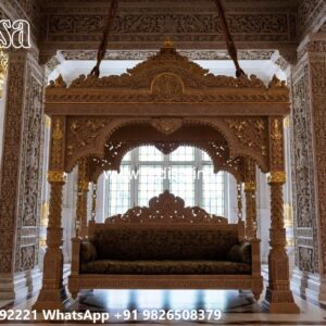 Wooden Swing Design for Beautiful Balcony Seating No-2310