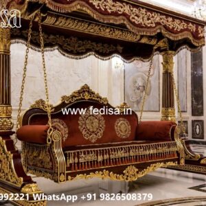 Wooden Swing Design with Antique Polish Finishing No-2316