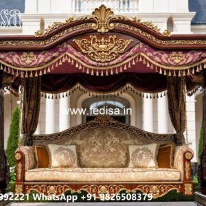 Luxury Wooden Swing Design with Decorative Chains No-2320