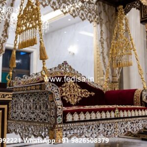 Wooden Swing Design with Traditional Handcrafted Beauty No-2328