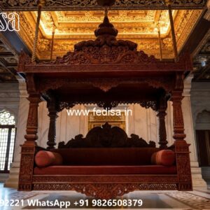 Stylish Wooden Swing Design for Relaxed Home Decor No-2334