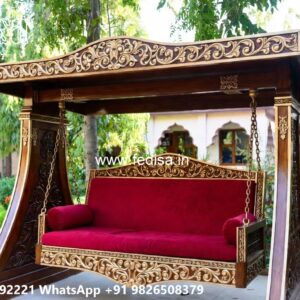 Wooden Swing Design with Rich Traditional Craftsmanship No-2335