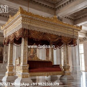 Wooden Swing Design with Traditional Indian Touch No-2342