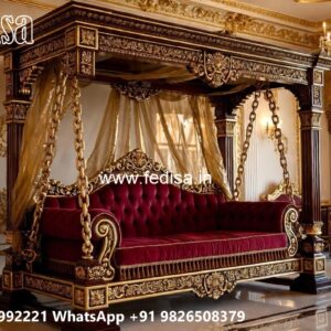 Luxury Swing Design with Rich Teak Wood Texture No-2376