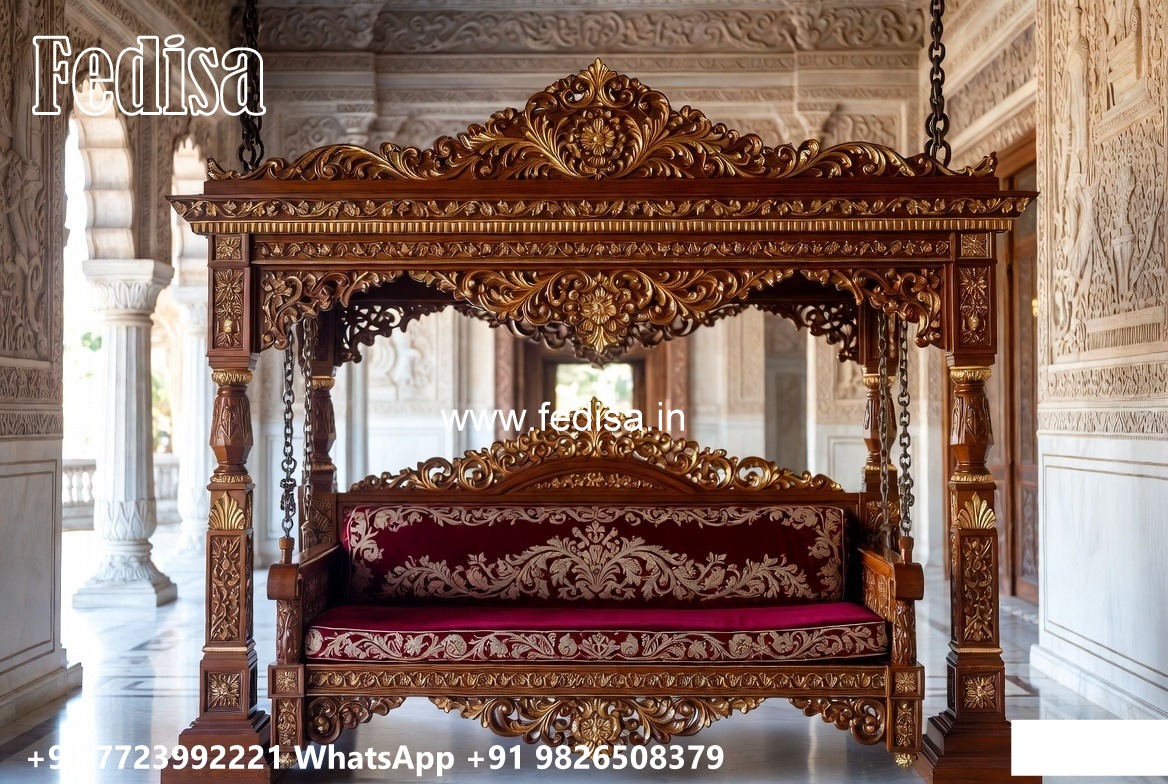 Luxury Swing Design with Elegant Wooden Craftsmanship No-2425