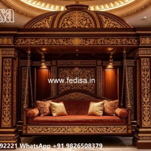 Wooden Classic Swing Design with Elegant Cushion Seating No-2466