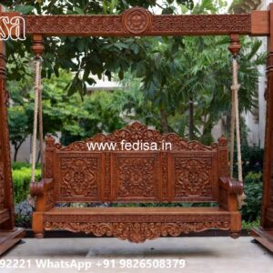 Elegant Classic Swing Design with Decorative Carvings No-2470