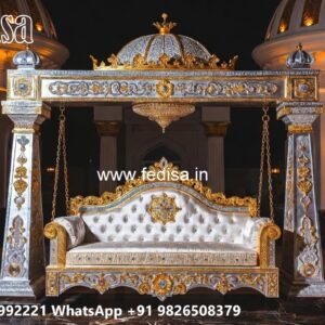 Stylish Royal Swing Design with Decorative Brass Chains No-2556