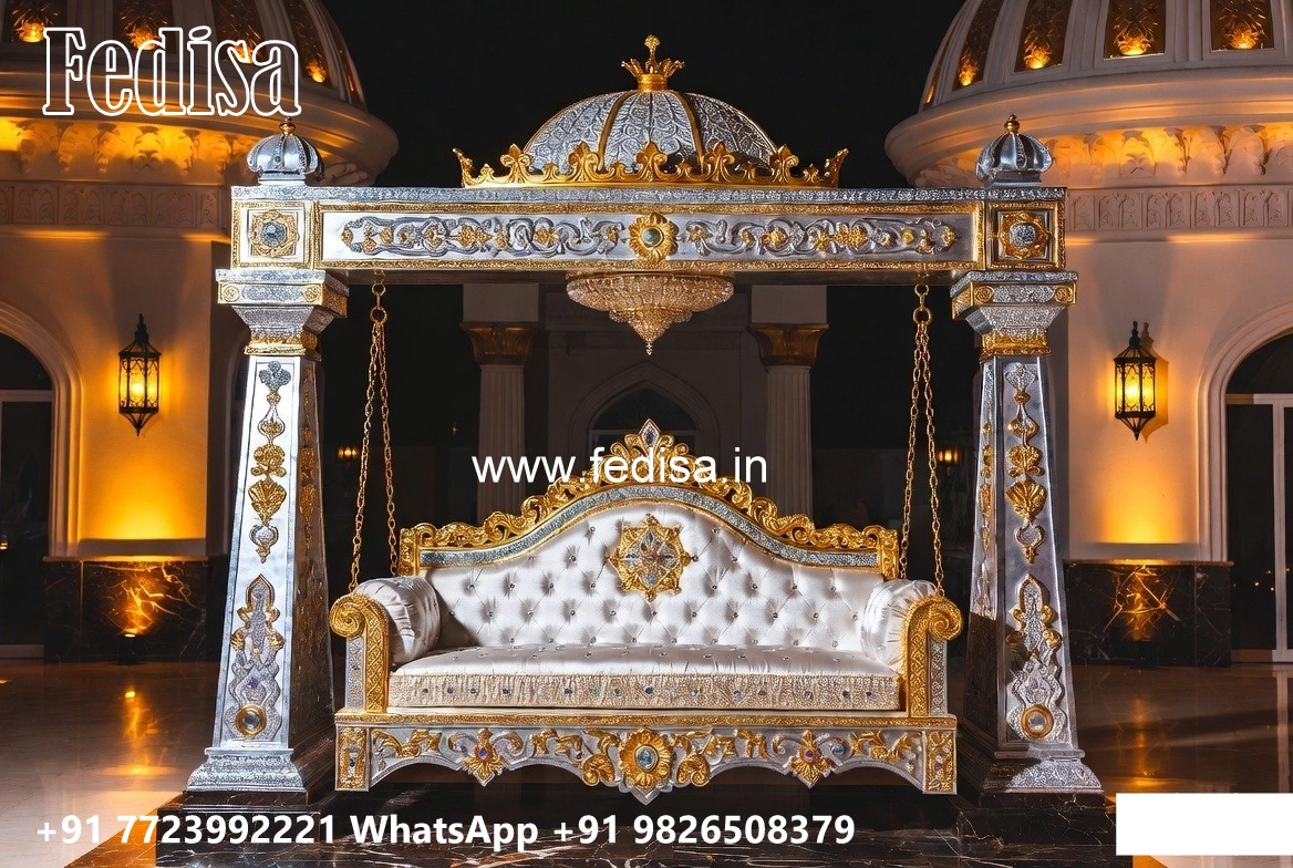 Stylish Royal Swing Design with Decorative Brass Chains No-2556