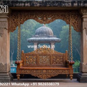 Royal Swing Design with Rich Wooden Craftsmanship No-2558