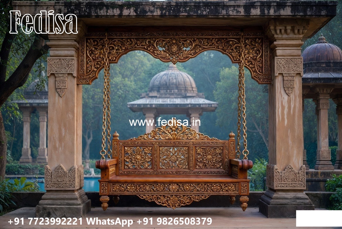 Royal Swing Design with Rich Wooden Craftsmanship No-2558