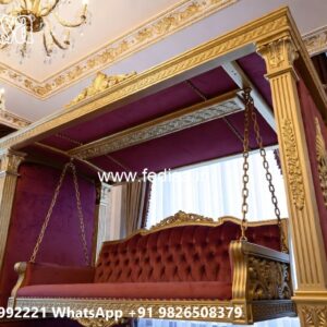 Elegant Royal Swing Design with Decorative Upholstery No-2570