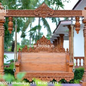 Stylish Royal Swing Design with Elegant Wooden Texture No-2583