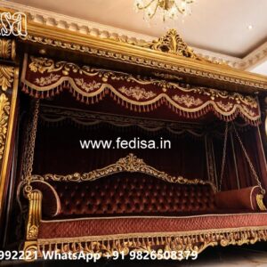 Wooden Royal Swing Design with Decorative Backrest No-2592