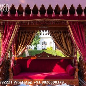 Wood Carving Swing Design Ideas for Luxury Home Interiors No-2601