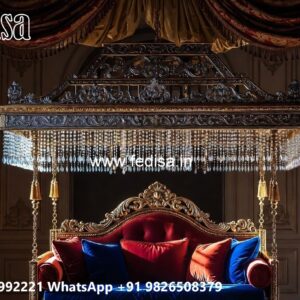 Beautiful Wood Carving Swing Design for Hall Decoration No-2609