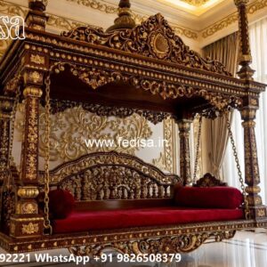 Royal Wood Carving Swing Design for Palace Inspired Homes No-2620