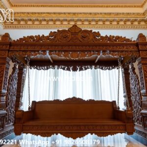 Wood Carving Swing Design Ideas for Luxury Home Makeovers No-2645