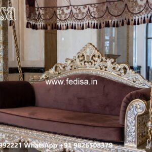 Wood Carving Swing Design with Intricate Wooden Patterns No-2651