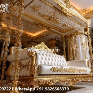 Decorative Wood Carving Swing Design with Artistic Finish No-2655