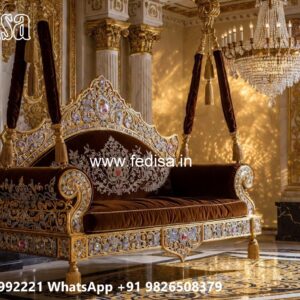 Wood Carving Swing Design with Traditional Wooden Beauty No-2665