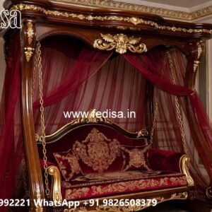 Wood Carving Swing Design with Premium Heritage Craftsmanship No-2675