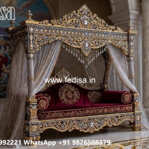 Luxury Wood Carving Swing Design for Spacious Family Rooms No-2683